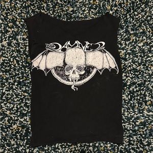 Y2K DIY Damned punk shirt VTG